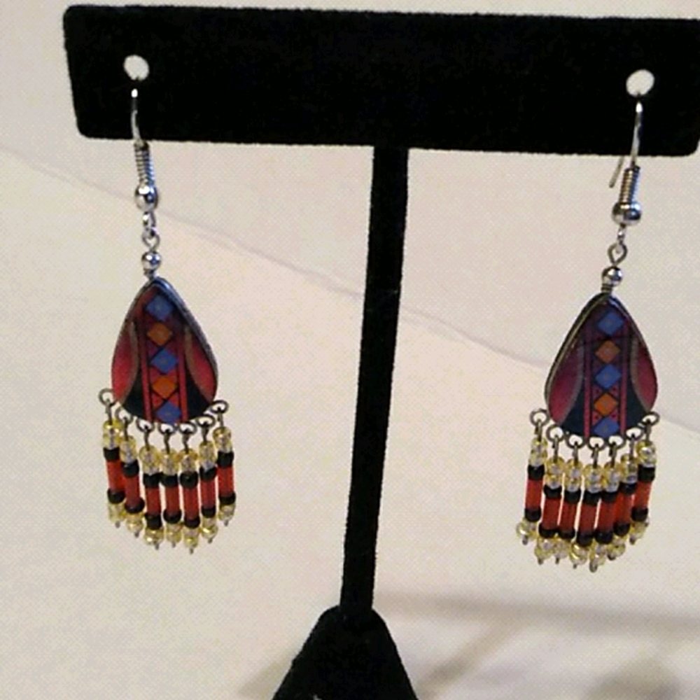 Nwt Beaded Earrings